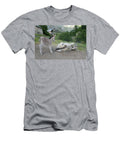 Female Donkey Having Dust Bath to Get Rid of Flies with Jean E Roche Natureplcom T-Shirt