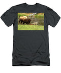 Fending Off the Coyote Along the Madison Adam Jewell T-Shirt