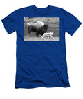 Fending Off the Coyote Black and White Adam Jewell T-Shirt