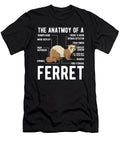 Ferret Anatomy Funny Animal Lover Furry Wildlife Gift Haselshirt T-Shirt