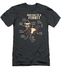 Ferret Anatomy Funny Animal Lover Polecat Paw Pet Owner Aliciw Mille T-Shirt