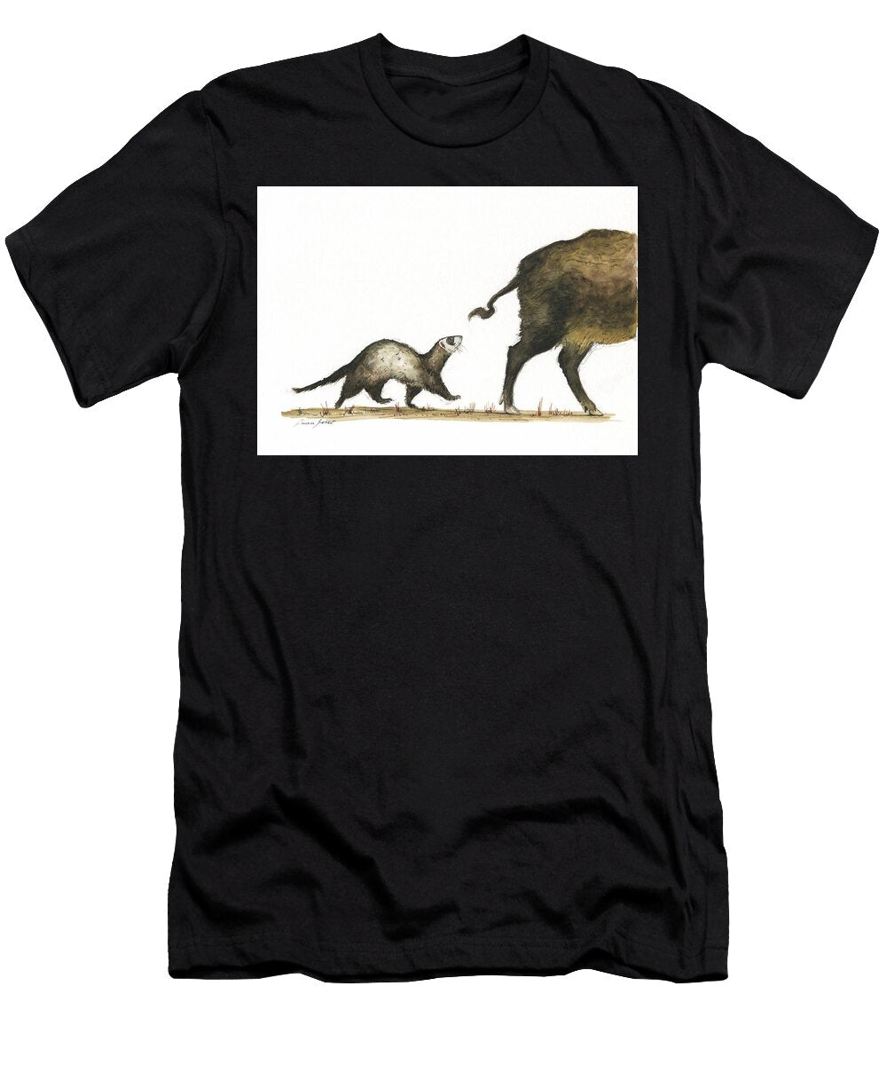Ferret and Wild Boar Juan Bosco T-Shirt