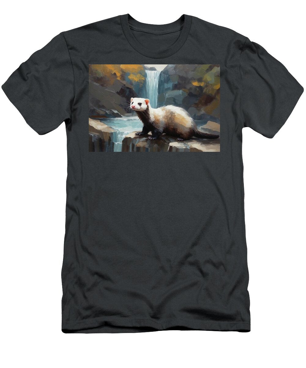 Ferret At the Brink of Eternity Falls Don Northup T-Shirt
