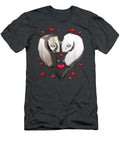 Ferret Couple Valentines Day Cute Animal Ferret Kayleu Talit T-Shirt