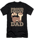 Ferret Dad Animal Weasel Furry Ferret Crazy Squirrel T-Shirt