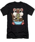 Ferret Eating Ramen Noodles Anime Kawaii Japanese Zimstarus T-Shirt