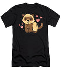 Ferret Funny Animal Lover Furry Wildlife Gift Haselshirt T-Shirt