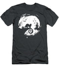 Ferret Halloween Costume Moon Silhouette Creepy Horror Biancq Louis T-Shirt