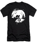 Ferret Halloween Costume Moon Silhouette Creepy Wowshirt T-Shirt