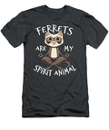 Ferret Lover Gift Ferrets Are My Spirit Animal Sibainu T-Shirt