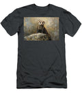 Ferret Perched on a Rock Mindscape Arts T-Shirt