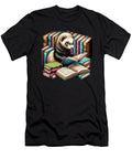 Ferret Reading Book Reader Bookworm Ferret Lover Job T-Shirt
