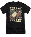 Ferret Weasel Animal Furry Ferret Crazy Squirrel T-Shirt