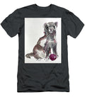 Ferret with Red Christmas Ornament Kathryn James T-Shirt