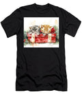 Ferrets Christmas Kittens Gift Box Grover Mcclure T-Shirt