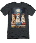 Ferrets Three Mystical Creatures Under Moonlight Clint Mclaughlin T-Shirt