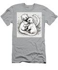 Ferrets Tumbling and Wrestling Together in Their Play Area Rhys Jacobson T-Shirt