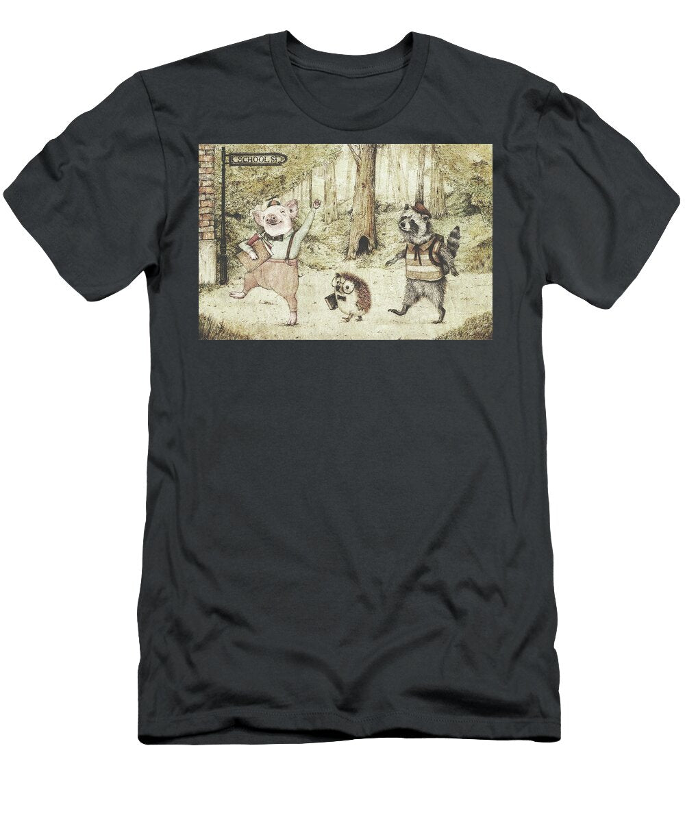 First Day in School Mike Koubou T-Shirt