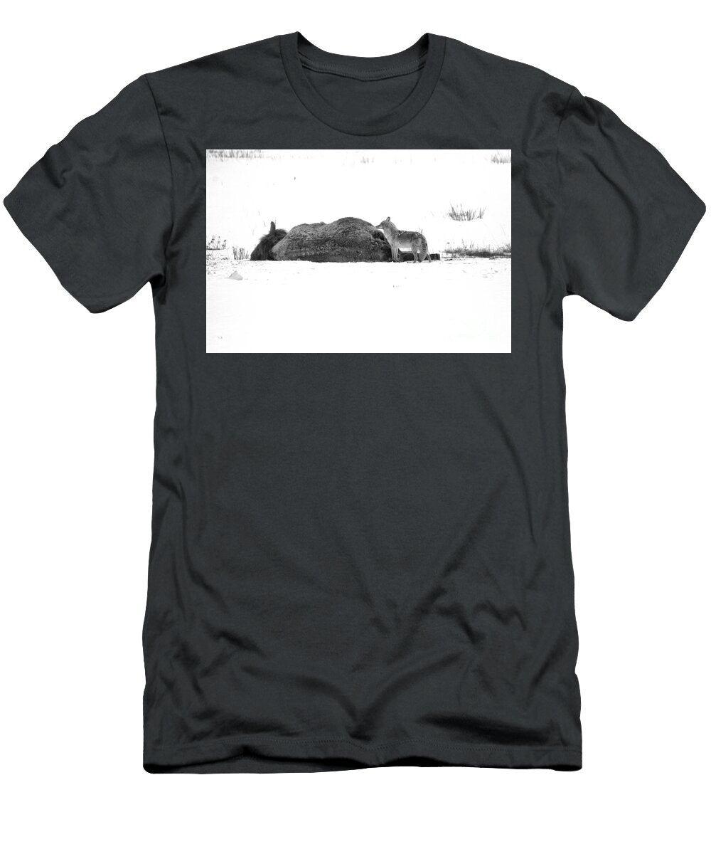 First Predator on the Scene Black and White Adam Jewell T-Shirt