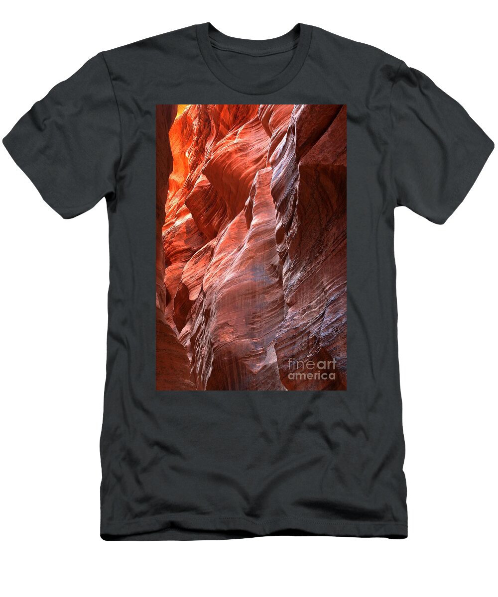 Flaming Walls of Sandstone Adam Jewell T-Shirt