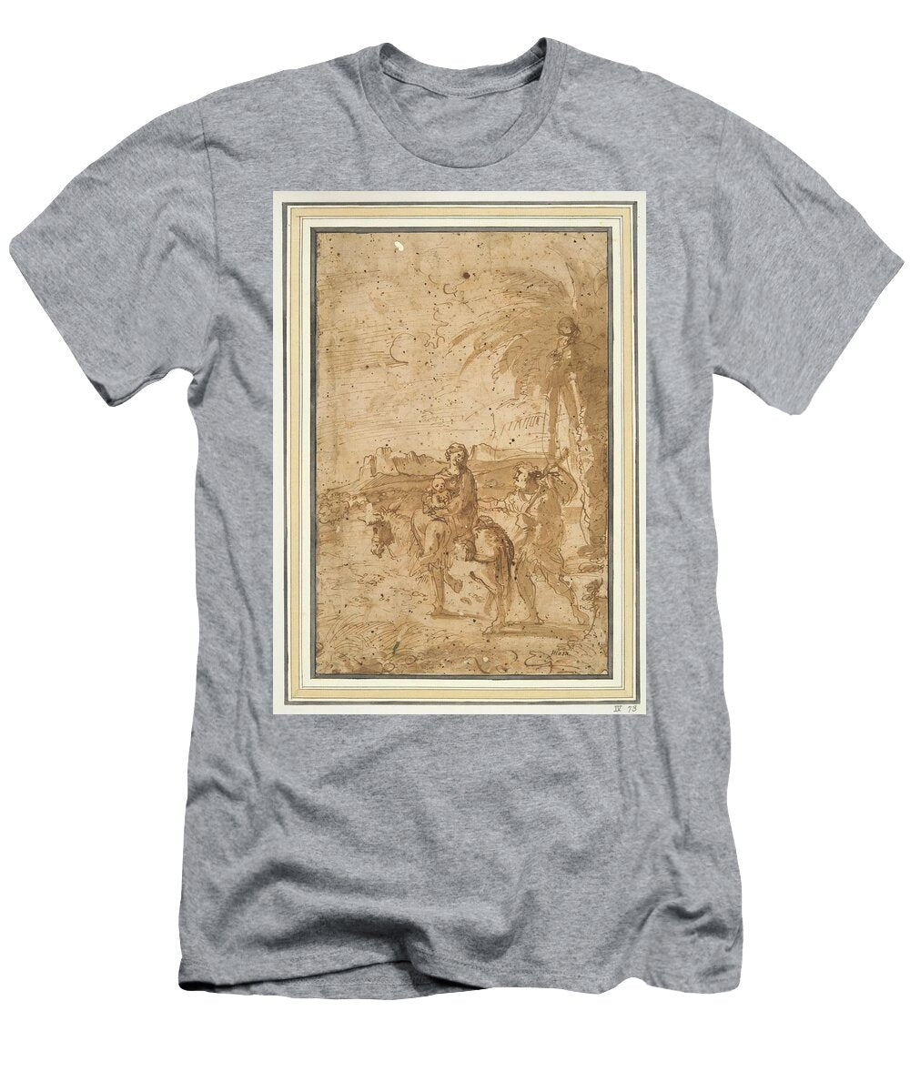Flight Into Egypt Pier Francesco Mola T-Shirt