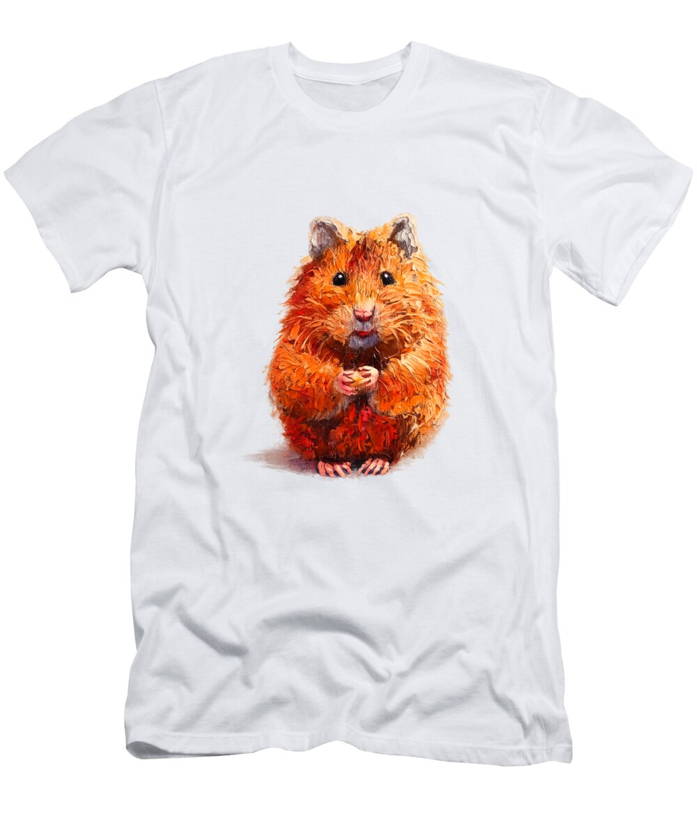Fluffy Orange Hamster Julia Strittmatter T-Shirt