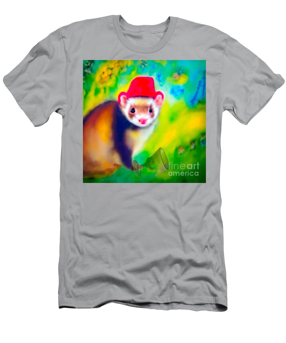 Fluffy Takes a Health Day Muckles Fig Tree T-Shirt