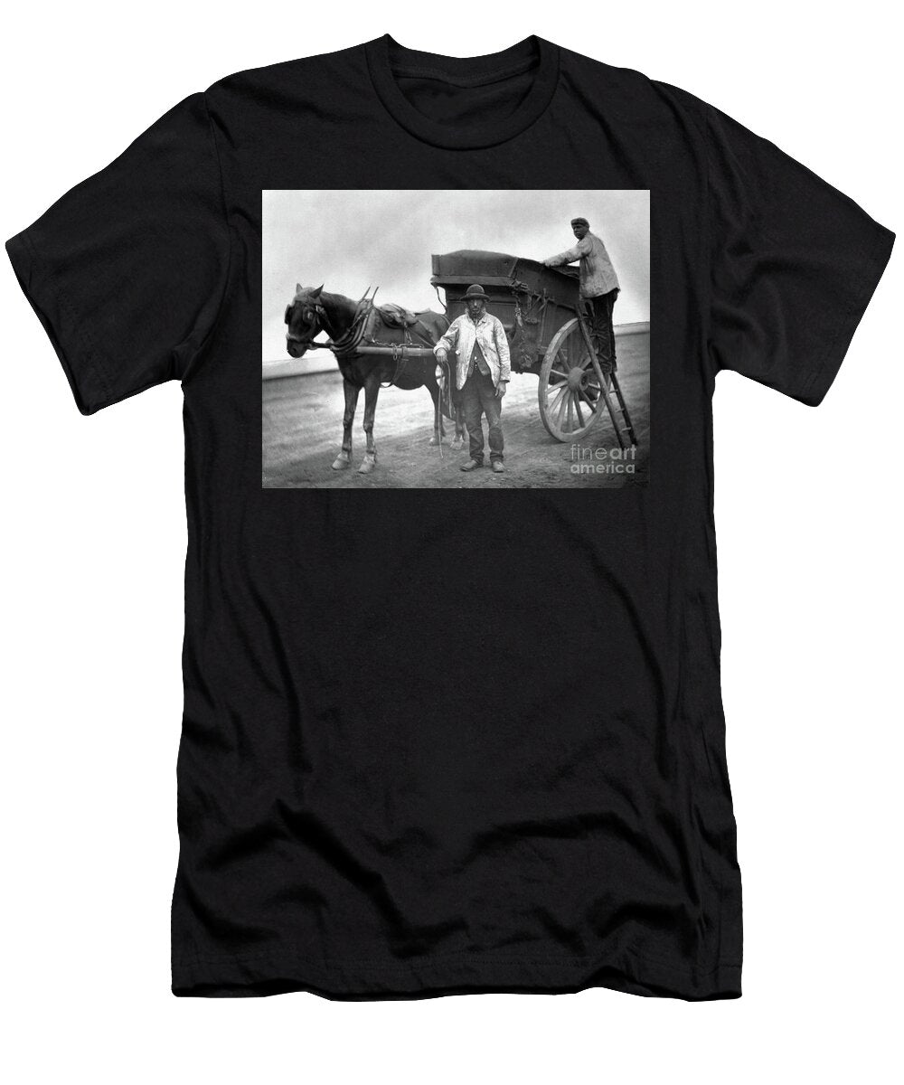 Flying Dustmen From Street Life in London By J Thomson and Adolphe Smith 1877 John Thomson T-Shirt