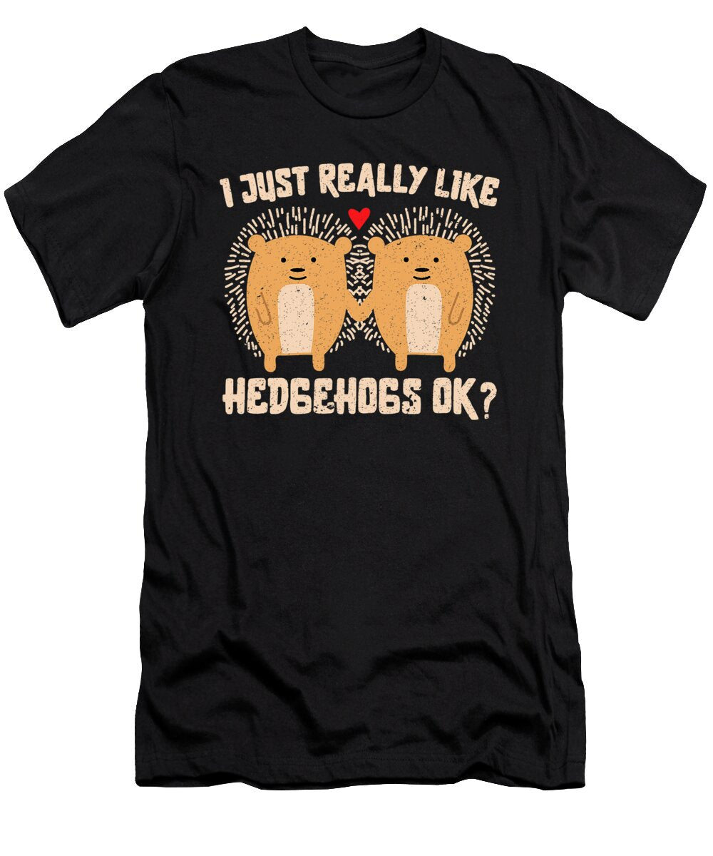 Forest Animal Hedgehog Gift Wildlife Hedgehog Dhbubble T-Shirt