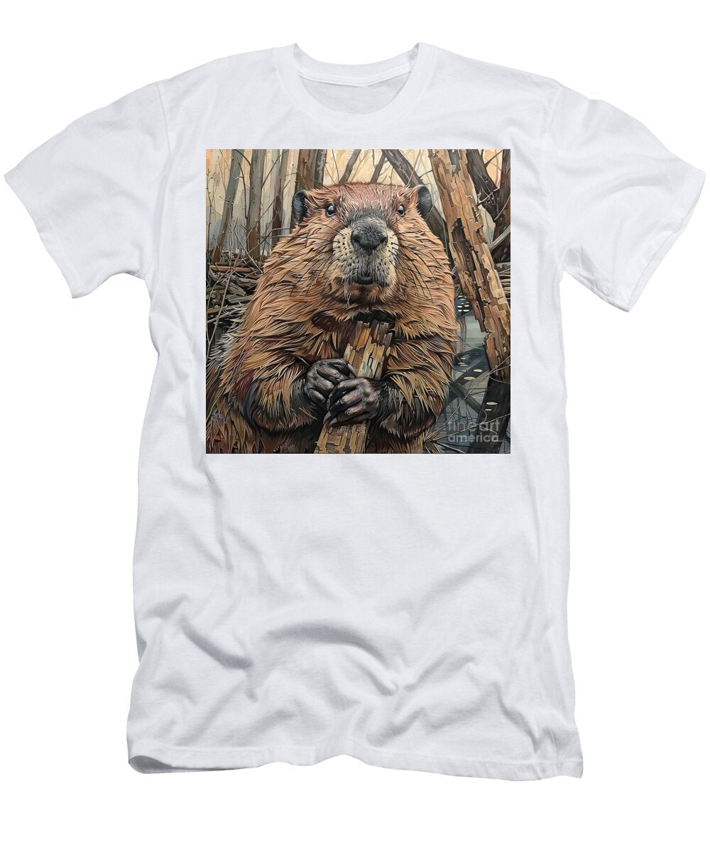 Forest Beaver Elisabeth Lucas T-Shirt