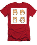 Four Cute Cartoon Hamsters in Various Poses Jonesa Vanes T-Shirt