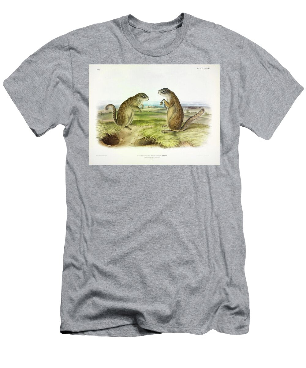 Franklins Marmot Squirrel John James Audubon T-Shirt