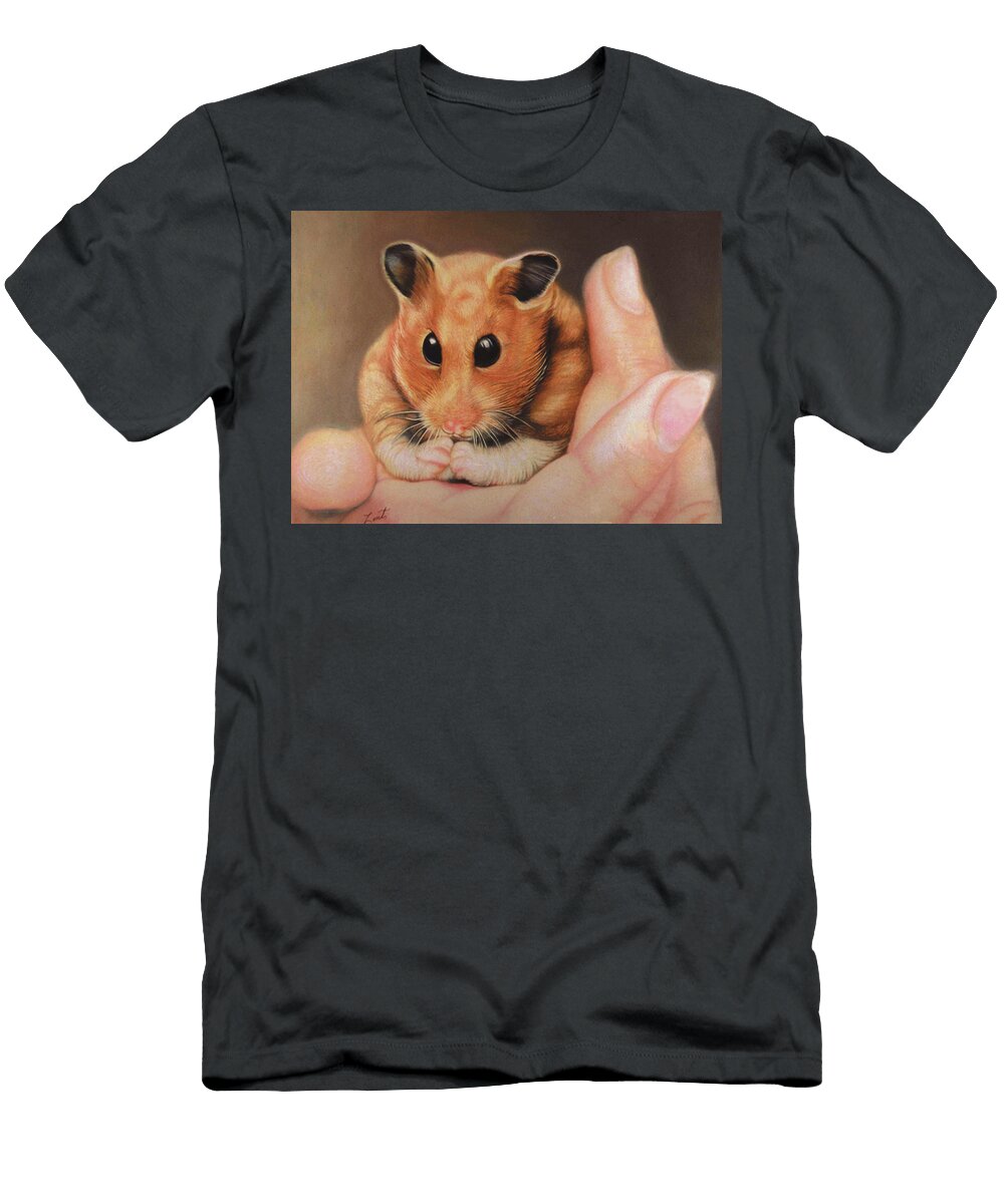 Fred the Hamster in Hand June Pauline Zent T-Shirt