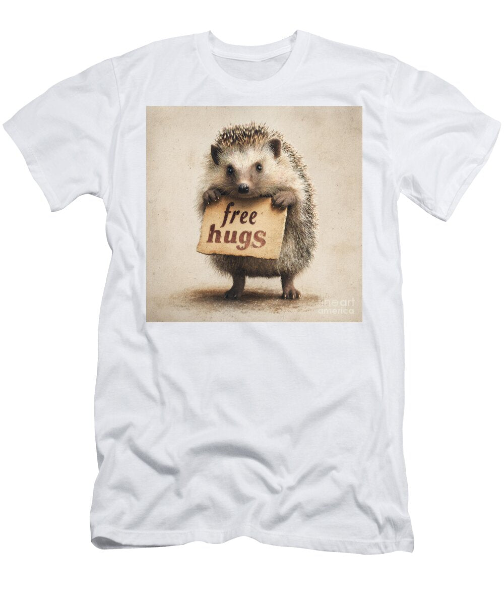 Free Hedgehog Hugs Elisabeth Lucas T-Shirt
