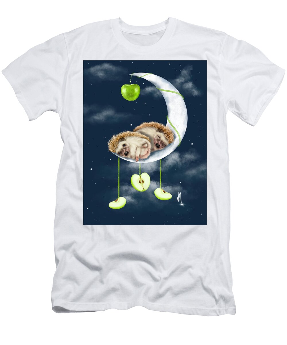 Friendship Over the Moon Veronica Minozzi T-Shirt