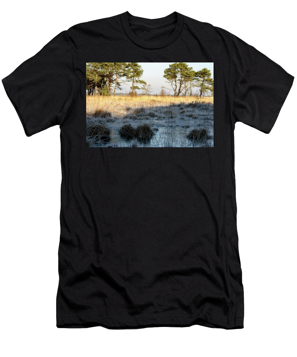 Frozen and Gold Colored Grass Johan Ferret T-Shirt