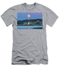 Full Beaver Moon Across Annisquam Harbor Lighthouse Juergen Roth T-Shirt