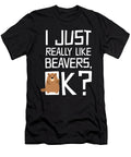 Funny Beaver I Just Really Like Beavers Gift Noirty Designs T-Shirt