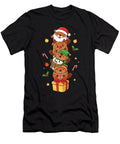Funny Beaver Santa Elf Snowman Christmas Zyneu Gangd T-Shirt
