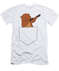 Funny Dabbing Beaver Fake Pocket Beaver Eq Designs T-Shirt