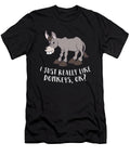 Funny Donkey I Just Really Like Donkeys Eq Designs T-Shirt
