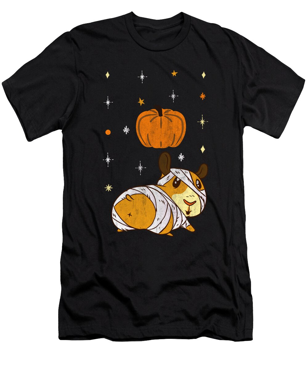 Funny Halloween Hamster Pumpkin Bandages Tenshirt T-Shirt