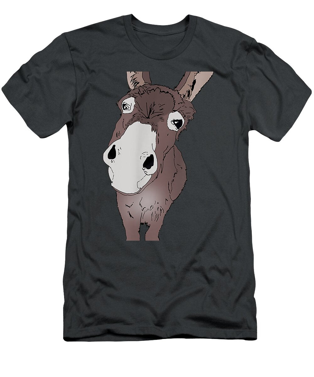 Funny Long Donkey for Cute Donkeys Horses Arne Rozalia T-Shirt