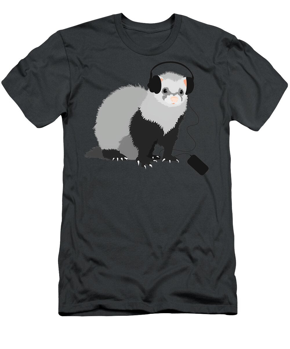 Funny Musical Ferret Chapman Williams T-Shirt