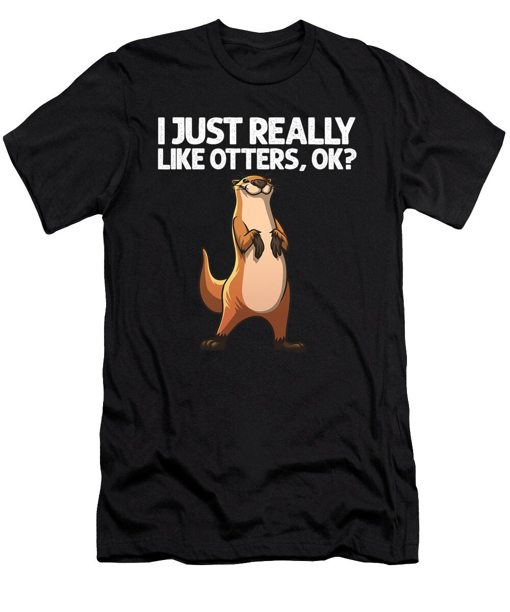 Funny Otter for Men Women Giant Badger Beaver Sea Animal Dhbubble T-Shirt