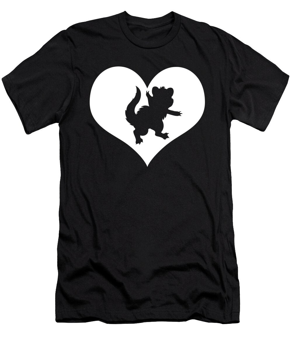 Funny Pet Ferret Cute Animal Gift Muc Designs T-Shirt