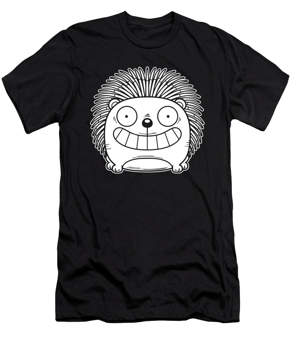 Funny Porcupine Animal Wildlife Rodent Porcupine Crazy Squirrel T-Shirt