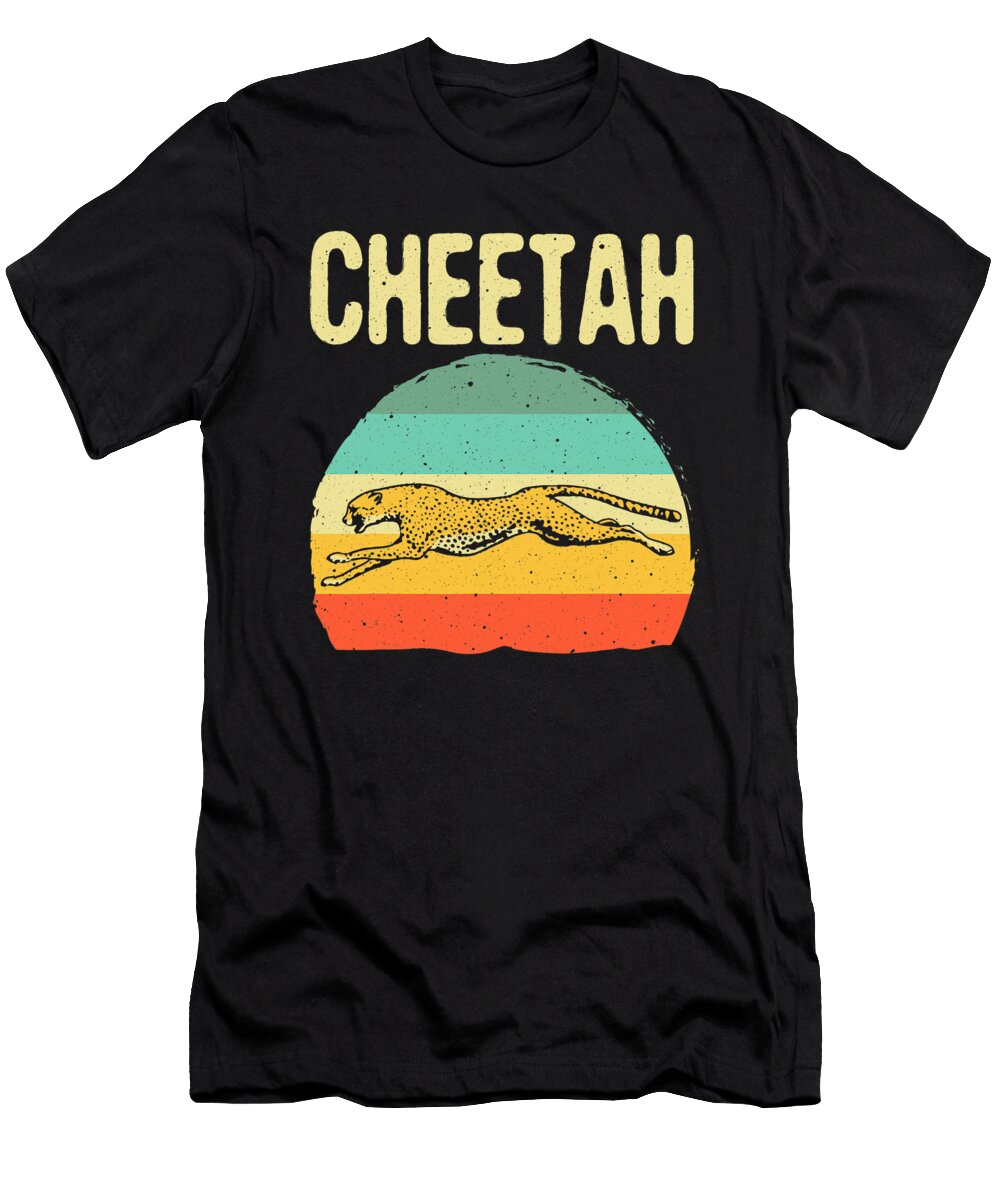 Funny Vintage Cheetah Art Boys Girls Leopard Safari Wildlife Dhbubble T-Shirt