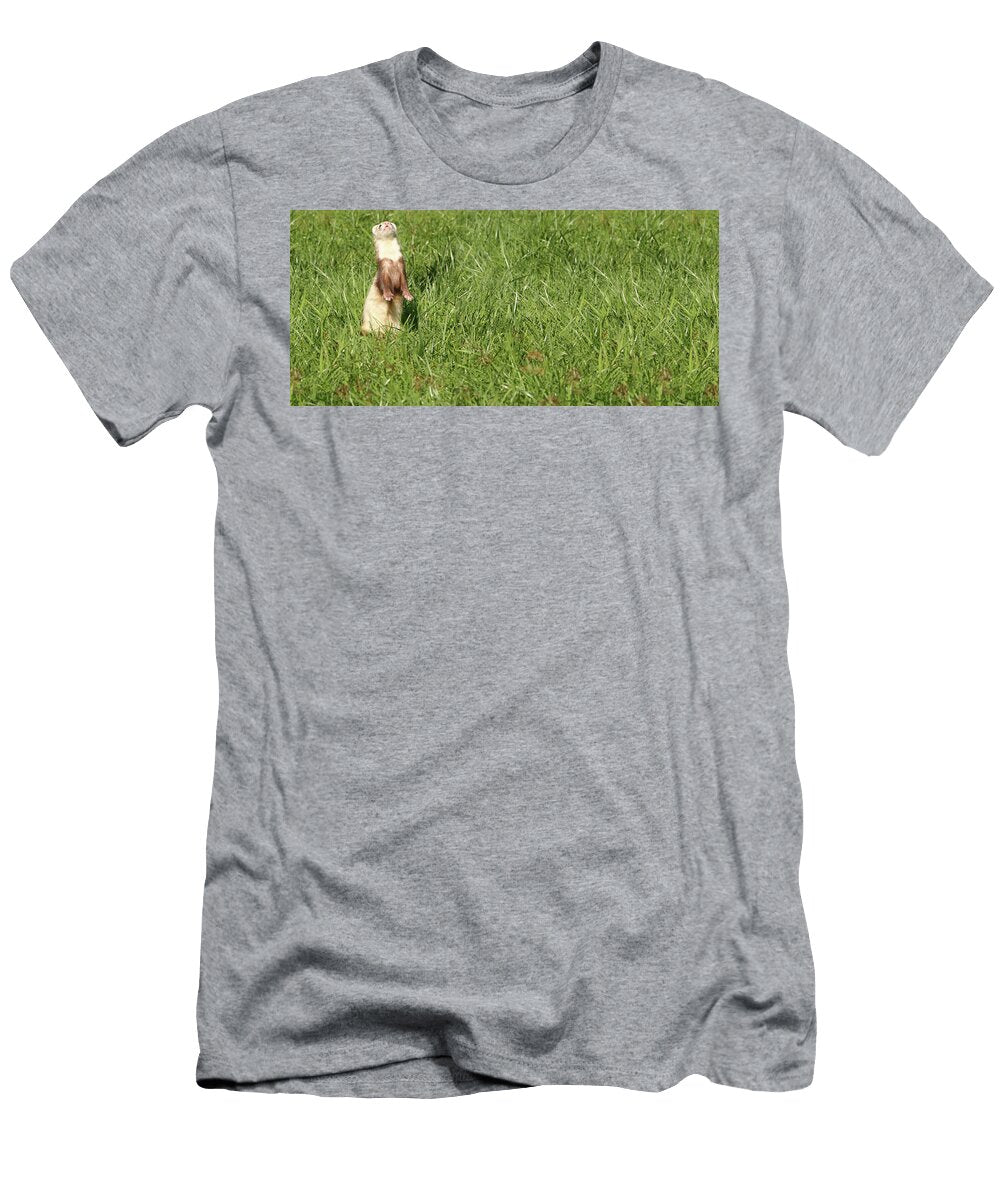 Furry Cute Ferret Friend Chris Johnson T-Shirt