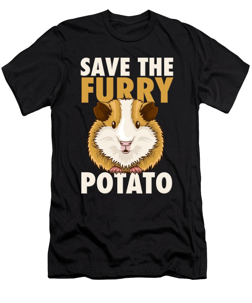 Furry Potato Guinea Pig Lover Gift Bi Nutz T-Shirt